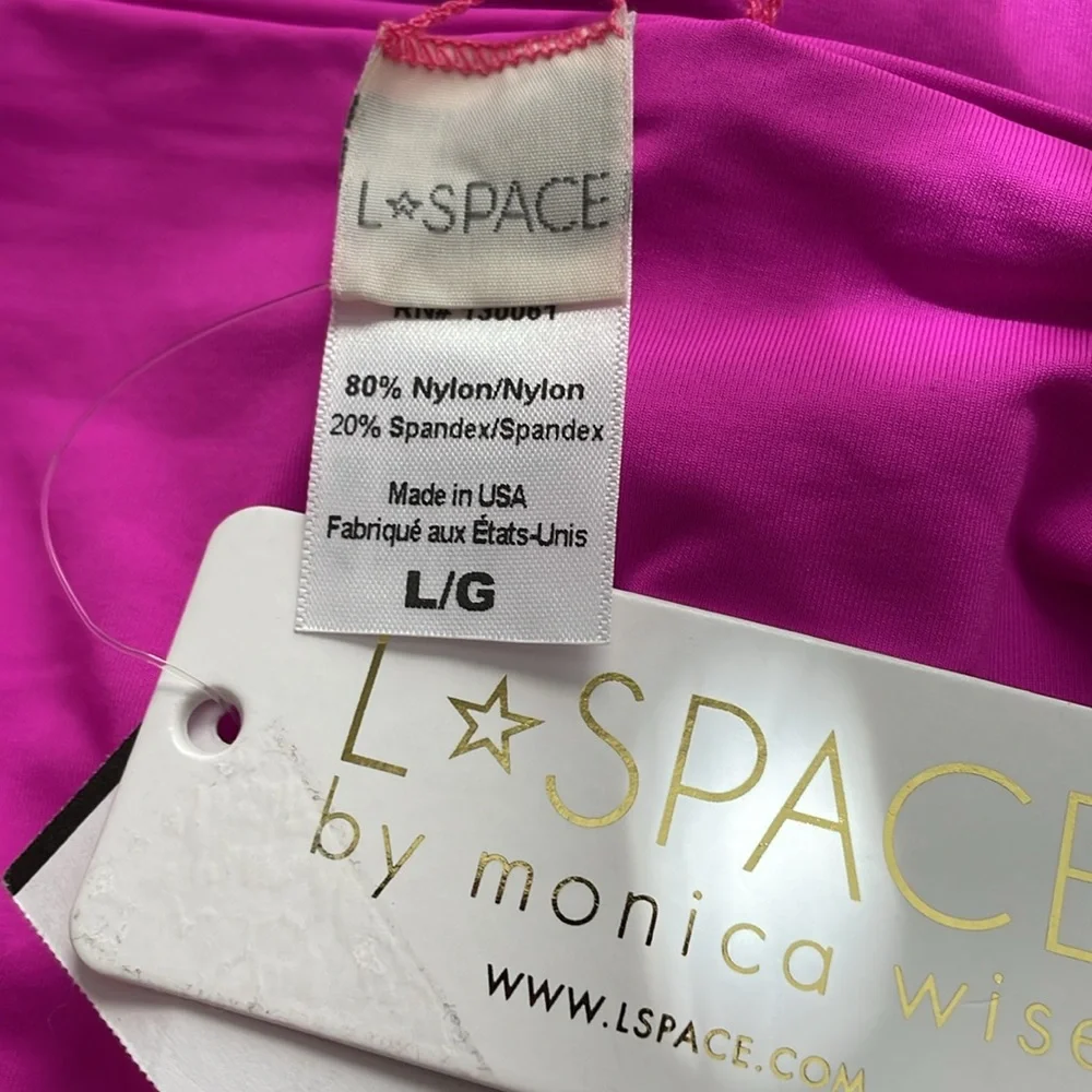 l*space Bright Fuchsia Sandy‎ Bikini Bottom Classic NWT